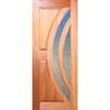 Woodcraft 2040 x 820 x 40mm Entrance Door F45 Diamond Safety Glass