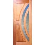 Woodcraft 2040 x 820 x 40mm Entrance Door F45 Diamond Safety Glass