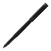 Matte Black Fountain Pen w/ Glossy Black PVD Trim (Fine)