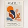 Galrie Coral Over Sun Print by Henri Matisse - Modern Art Decor for Your Home, Wood Frame, A1 60 x 84cm (23 x 33inch)