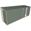 Build-a-Shed 1.5 x 5.2 x 2m Sliding Door Tunnel Shed with Sliding Side Door - Green