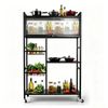Alston Multi-tier Kitchen Shelf Steel 360 Rolling Appliances Storage Rack Microwave Stand