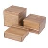 Olympia Acacia Riser Blocks Set Of 3 50/100/150mm Buffet Food Display