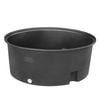 RapidPlas Round Livestock Feed Trough 250 Litre - Black