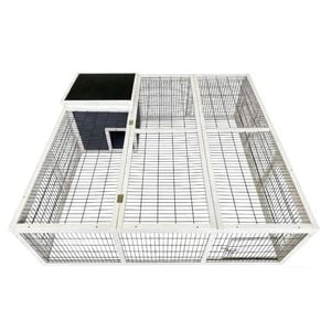 Yes4pets Large Rabbit Hutch 160cm Chicken Coop Ferret Cage Hen Chook Cat House