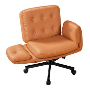 ALFORDSON Criss Cross Legged Office Chair Brown