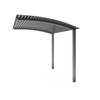 Exterior Life 3.25m Miami Curved Woodland Grey/Monument Pergola