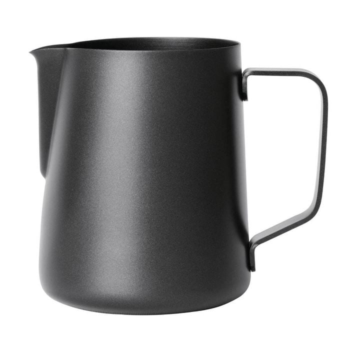Olympia Milk Frothing Jug Non-stick Black 570ml Barista Coffee Accessories