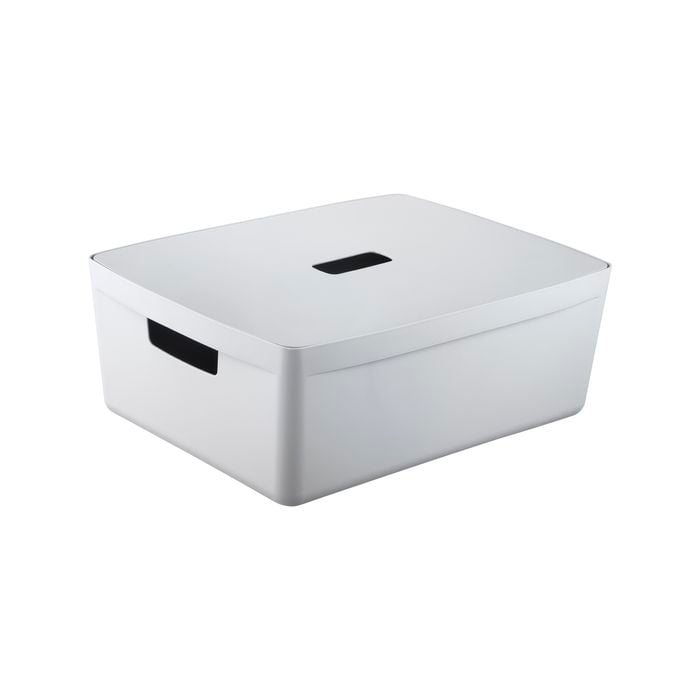 Inabox 19L Windmill White Modular Storage Container