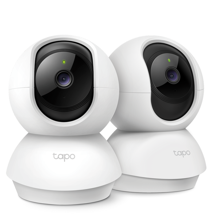 TP-Link Tapo C210 3MP Pan/Tilt Home Security Wi-Fi Camera - 2 Pack
