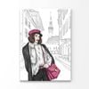 Modern Girl with Elegant Hand Bag Print 100% Australian Made 90x120cm (Stretched Canvas)