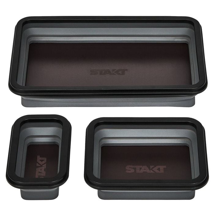 Stakt Collapsible Magnetic Trays - 3 Pack