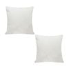 SOGA 2X 50cm White Throw Pillows– Premium Polyester Fiber