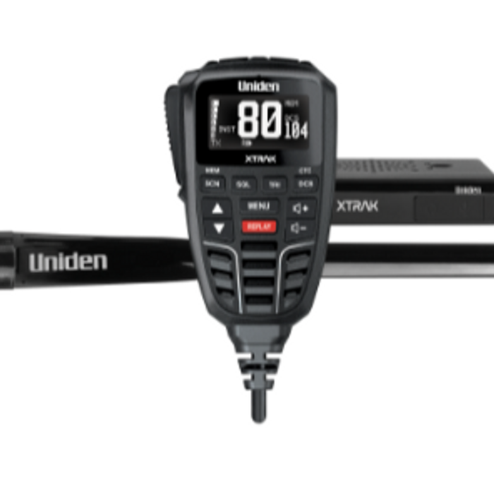 Uniden Xtrak 80 Offroad Pack With Atx970 Heavy Duty Antenna