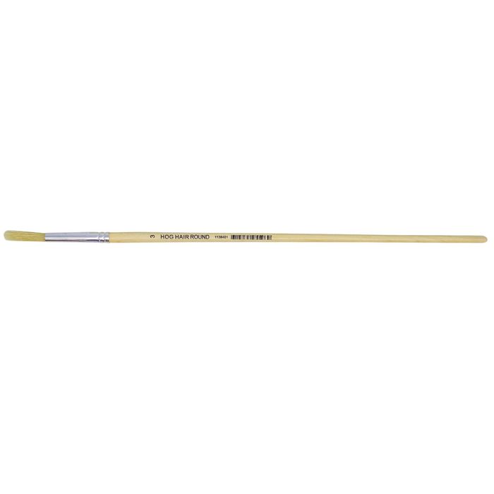 Practa Size 3 Round Hog Hair Paint Brush
