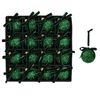 Catzon 16 Pcs Shiny Christmas Ball Ornaments 6CM with Bow for Holiday Wedding Decor-Green