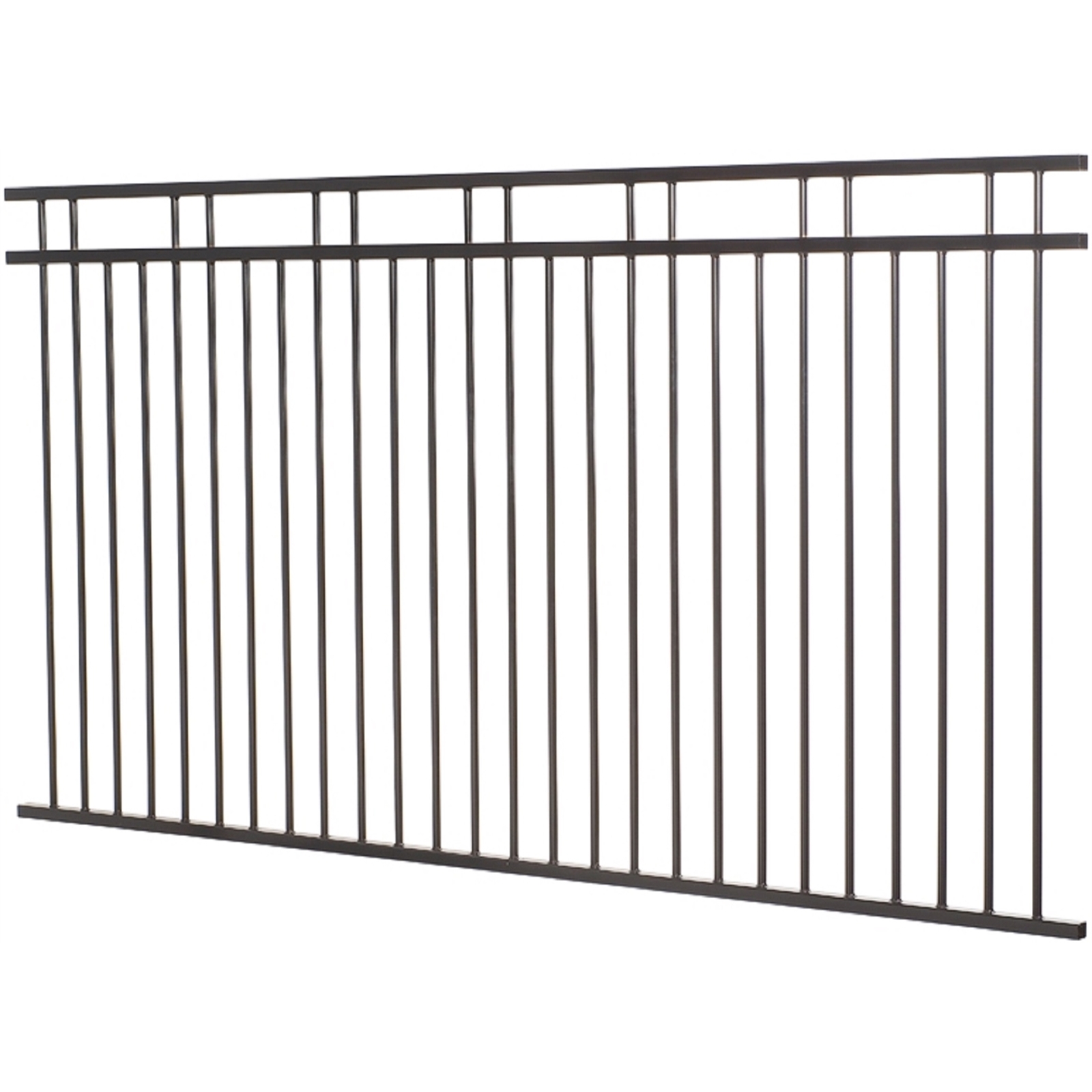 ProtectorAl 2400 x 1200mm Custom Double Top Rail With Rings Pool Fence Panel thumbnail 2