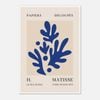 Galrie H. Matisse Blue Foliage Print II - Elegant Découpage Artwork (1955), Poster Only, 70 x 100cm (28 x 40inch)