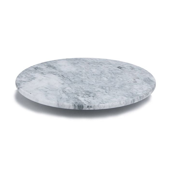 NF Living Lazy Serving Susan Platter 31 Marbled Natural Marble