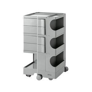 ArtissIn Storage Trolley Bedside Table 5 Tier Cart Boby Replica Grey