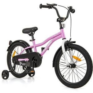 Costway 45 Cm Kids Balance Bike Training Bicycle Purple