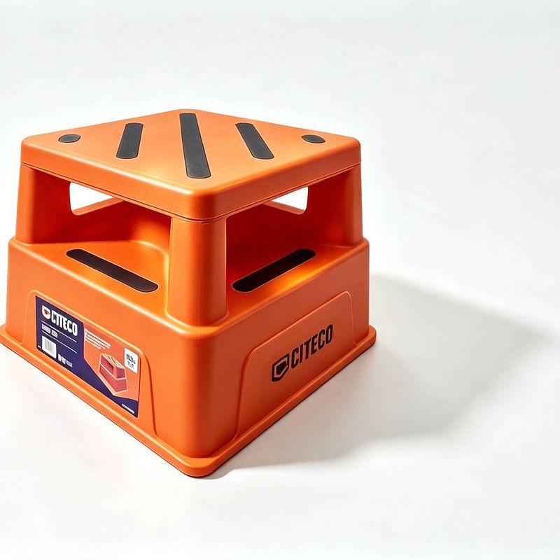 150kg Orange Safety Step