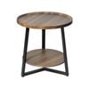 Levede Coffee Table Bedside Tables Nightstand Lamp Storage Steel Legs Industrial