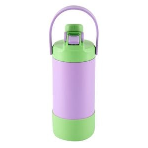 Avanti Yum Yum 2 Way Drinking Insulated Bottle 400ml - Purple/Green