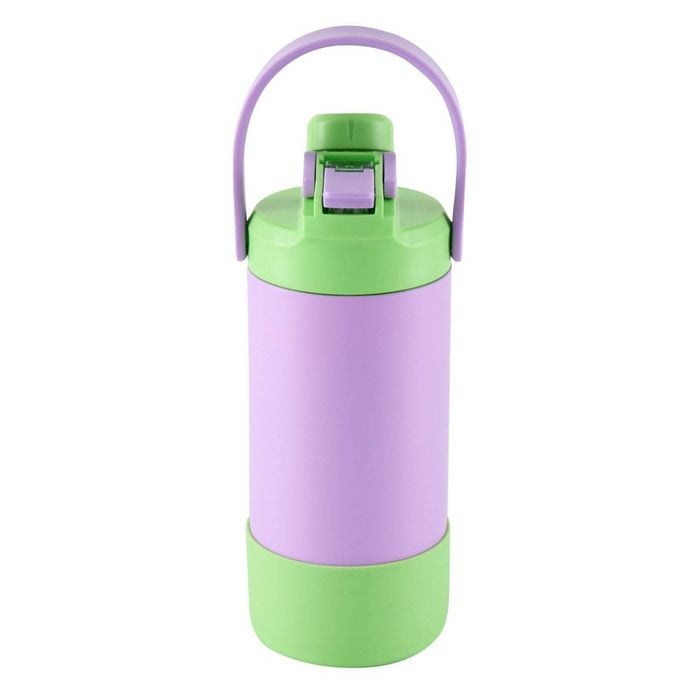 Avanti Yum Yum 2 Way Drinking Insulated Bottle 400ml - Purple/Green