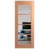 Hume 2040 x 870 x 40mm External Door Joinery Clear Glass JST4 - 870mm