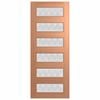 Hume 2040 x 820 x 40mm Entrance Door SPM Savoy Rice Paper Glass XS26