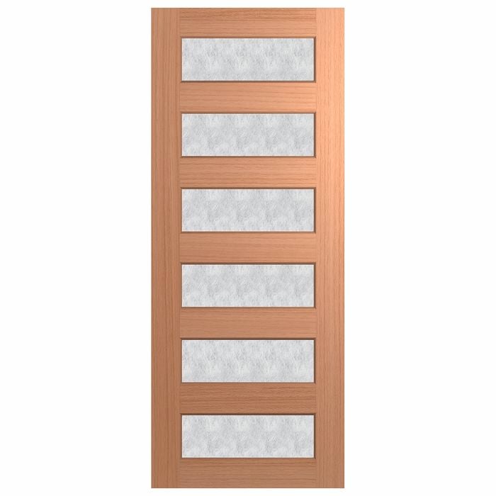 Hume 2040 x 820 x 40mm Entrance Door SPM Savoy Rice Paper Glass XS26