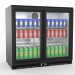 Thermaster Under Bench Two Sliding Door Bar Cooler  - Commercial Bar Fridges (LG-208SC)