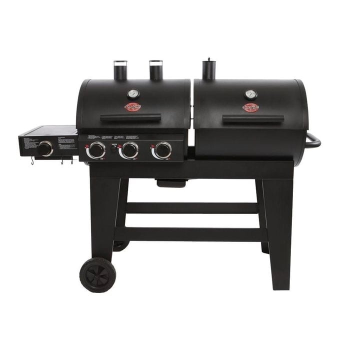 Char-Griller Double Play Dual Function Gas And Charcoal Grill