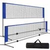 Advwin 4.2m Portable Badminton Net & Pickleball Net - Height Adjustable (91.5cm-155cm) , for Junior Volleyball & Tennis