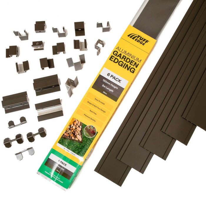 120mm Olive Aluminium Edging Kit