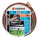 GARDENA 13mm x 30m Brass Fitted SuperFLEX Hose
