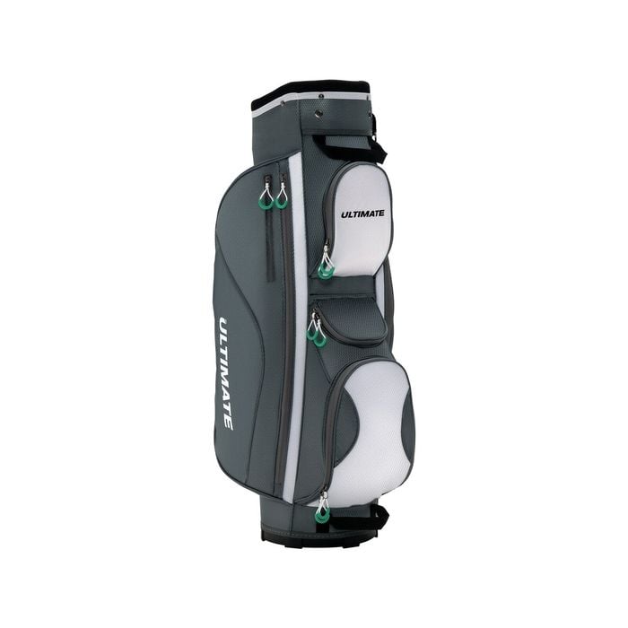Costway 14 Dividers Golf Cart Bag W/7 Zippered & Rain Hood