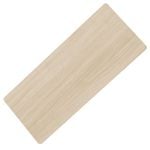 FORTIA 150x70cm Desktop, for a Height Adjustable Desk, Premium MDF, White Oak Style