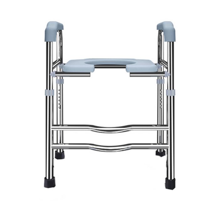 Adjustable Raised Toilet Seat with Cushion - Heavy Duty 150kg