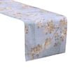 CottonMore 100% Cotton Sateen Dining Table Runner 190x31cm Light Blue