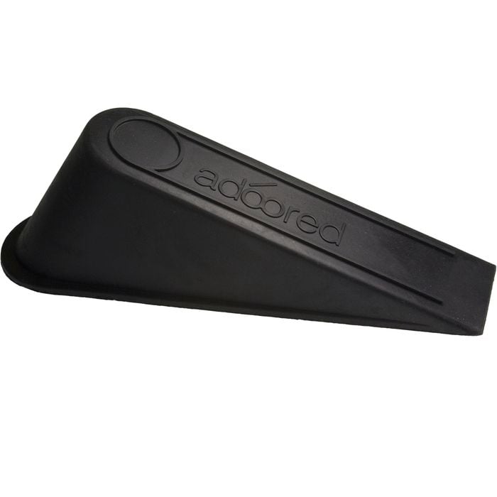 Adoored Extra Large Black Rubber Door Wedge