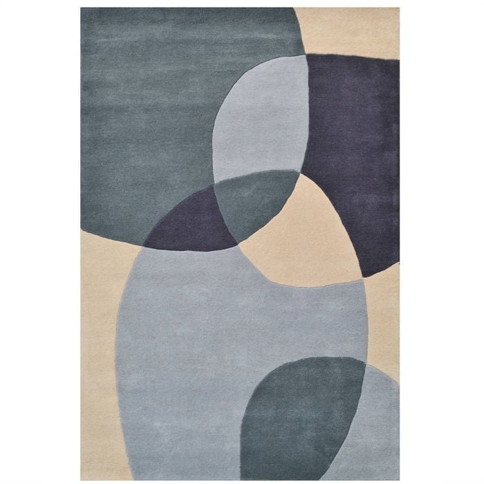 Modern Pebbles Handmade Wool Rug-6232-Grey Multi-160x230cm