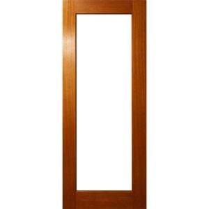 Woodcraft 2040 x 820 x 35mm Entrance Door Woodcraft 1Lite Low E Glass