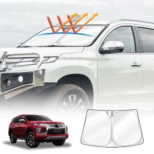 Windshield Sun Shade for Mitsubishi Pajero Sport 2016-2025 Blocks UV Rays Foldable Wind Screen