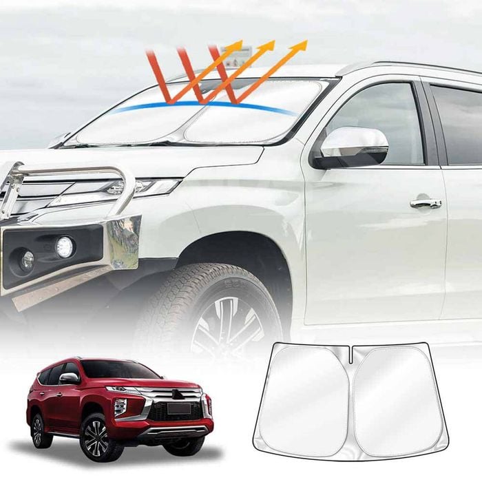 Windshield Sun Shade for Mitsubishi Pajero Sport 2016-2025 Blocks UV Rays Foldable Wind Screen