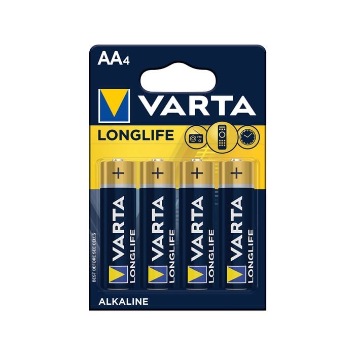 Varta AA Alkaline Batteries - 4 Pack
