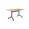 Olg Modulus Flip Table Full Black Frame New Oak Ravine Top L1500mm X W600mm