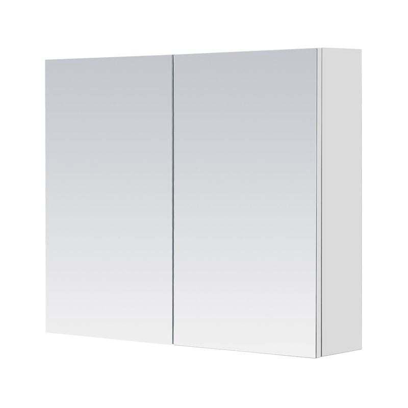 Cadenza 750mm White Mirrored 2 Door Shaving Cabinet