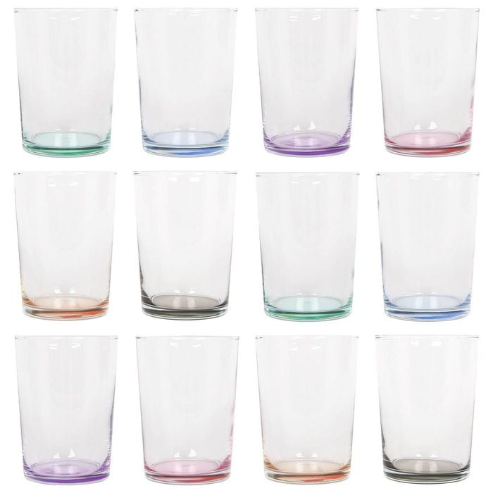 LAV Bodega Highball Glasses - 520ml - Colour Base - Pack of 12